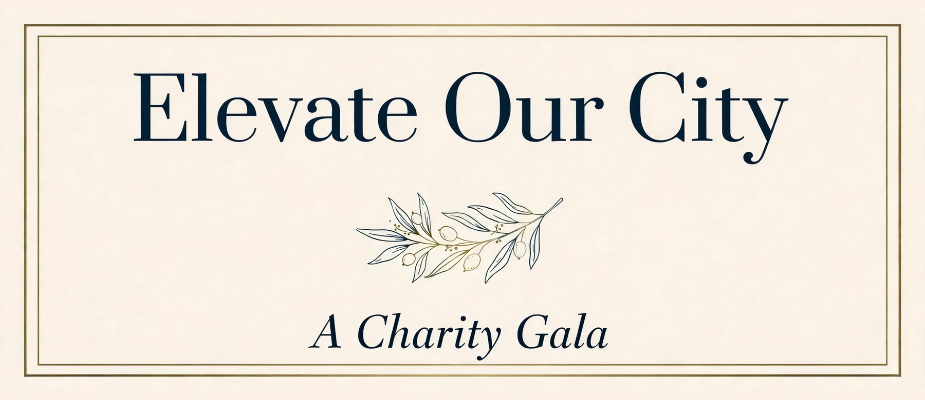 Elevate Our City: A Charity Gala